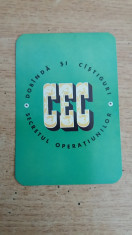 CCO 1973 - CALENDAR DE COLECTIE - TEMATICA RECLAMA CEC - ANUL 1973 foto