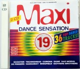 Various &lrm;&ndash; Maxi Dance Sensation 19 VG+ / NM dublu cd euro house Ariola, Germania, 1995