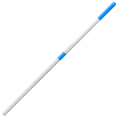 Maner de furca telescopic, argintiu, otel foto