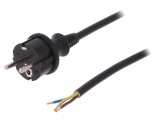 Cablu Electric SCHUKO 3x1,5mm&sup2; 2m