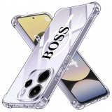 Husa antisoc pentru xiaomi redmi note 14 4g (standard) - airbag tpu, col&Egrave;uri ranforsate - boss