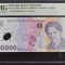 50000 lei 2002 PMG66 UNC bancnota gradata