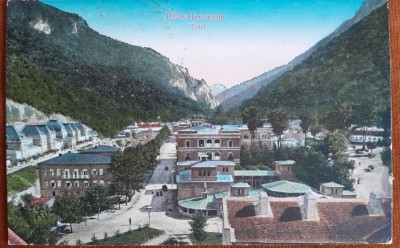 Carte postala, Baile Herculane, vedere generala, 1925 foto