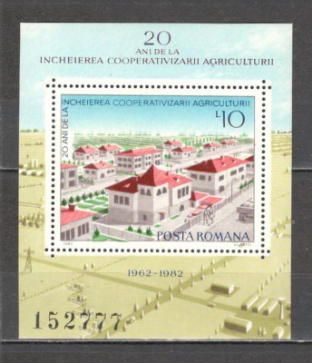 Romania.1982 20 ani incheierea cooperativizarii agriculturii-Bl. DR.449 foto
