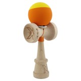 Kendama X Originala, Ata 62/65 cm Bicolor Galben/Portocaliu