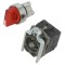 Comutator Rotativ 22mm LED Roșu 24V
