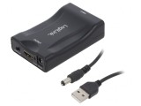 Convertor HDMI la SCART Negru