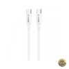 Cablu Date si Incarcare USB-C - USB-C BLUE Power BBX44 100W 1m Alb