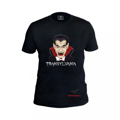 Tricou Transylvania, Dracula, 100% bumbac, MB304 foto