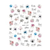 Cumpara ieftin Abtibilduri Unghii SensoPRO Milano Flower Life, model HANYI-597