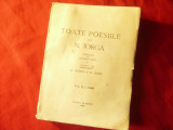 N.Iorga- Toate Poeziile sale -Ed.1940- adunate de elevele sale..- vol.2