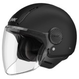 Casca moto open face SMK Laminar Solid negru mat marime 3XL