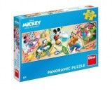 Puzzle - Mickey si prietenii la ora de sport (150 piese)