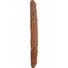 Dildo Dublu B Yours, PVC, Maro, 35 cm