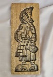 VECHE MATRITA DIN LEMN PENTRU TURTA DULCE SAU PENTRU DECOR, SCULPTATA MANUAL