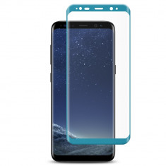 Folie Sticla Samsung Galaxy S8 g950 Blue Fullcover Tempered Glass Ecran Display LCD foto