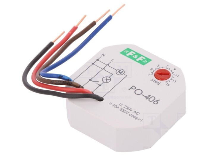 Timer 10A 230VAC, terminale cu șurub