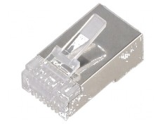 Conector RJ45 Cat 5e 8p8c pe cablu IDC