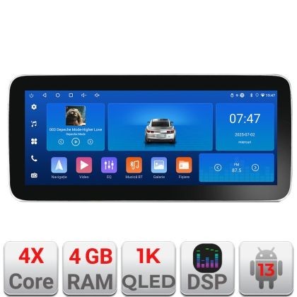 Navigatie Toyota Corolla Edotec 4+64 12.3 inch Incell 1K android Wifi 5Ghz gps internet Kit-063 CarStore Technology