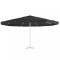 vidaXL P&acirc;nză de schimb umbrelă de soare de exterior negru 515 cm