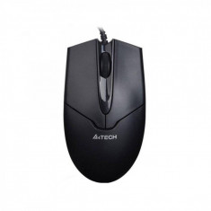 Mouse A4Tech OP-550NU-1, Wired, USB, 3 Butoane, 1000 DPi, Scroll, Senzor Optic, Ambidextru, Negru