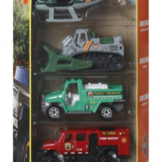 MATCHBOX SET 5 MASINUTE METALICE MBX WILDFIRE RESCUE SCARA 1:64