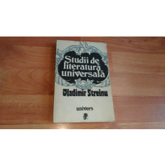 STUDII DE LITERATURA UNIVERSALA -VLADIMIR STREINU