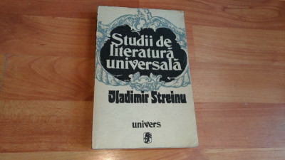 STUDII DE LITERATURA UNIVERSALA -VLADIMIR STREINU foto