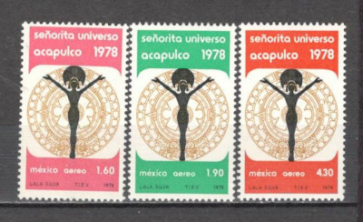 Mexic.1978 Posta aeriana-Concurs &amp;quot;Miss Univers&amp;quot; Acapulco PM.11 foto