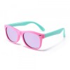 Ochelari De Soare Copii Techsuit D802, Polarizati, Protectie UV, Roz Verzi