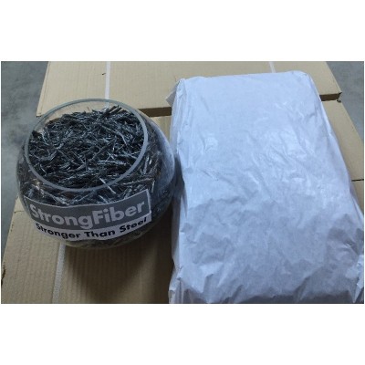 Fibra de polipropilena pentru armarea betonului 54mm cutie 5 kg StrongFiber foto