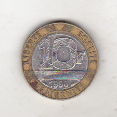 bnk mnd Franta 10 franci 1990 bimetal