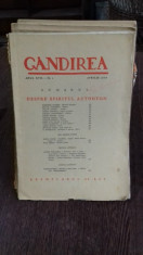 REVISTA GANDIREA NR.4/APRILIE 1938 foto