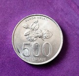 Indonezia 500 Rupiah 2003 _ km # 67 _ moneda aluminiu _ moneda necirculata, UNC