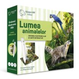 Carte interactiva si creion, Raspundel Istetel, Lumea Animalelor 2.0