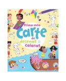 Prima mea carte de desenat și colorat - Paperback brosat - *** - Litera mică