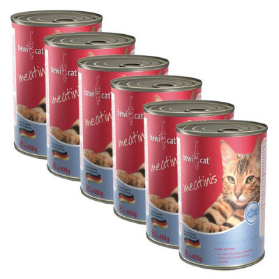 Conserva BEWI CAT Meatinis SOMON 6 x 400g foto