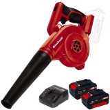 Einhell TE-CB 18/180 Li PXC + Twinpack + 4514095 - Suflanta de gradina + Set 2 acumulatori si incarcator Li-Ion 18 V 4 Ah