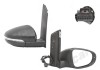 Oglinda exterioara Volkswagen Touran (1t3), 07.2010-08.2015, Dreapta, reglare electrica; carcasa neagra; incalzita; geam convex; cromat; 6 pini; cu s