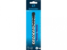Blister Stilou si 2 rezerve cerneala Schneider Voice,model geometric