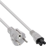 Cablu de alimentare Schuko la IEC C5 0.5m Gri, InLine IL16656R