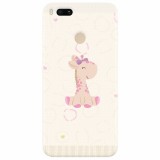 Husa silicon pentru Xiaomi Mi A1, Giraffe Cute