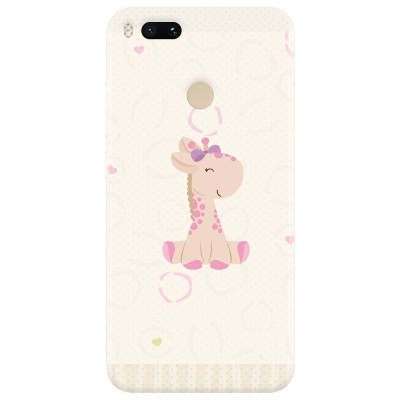 Husa silicon pentru Xiaomi Mi A1, Giraffe Cute foto