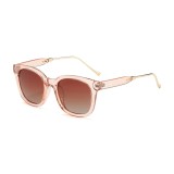 Ochelari de soare cu protectie uv cu lentile polarizate 2050, metal si pc, maro