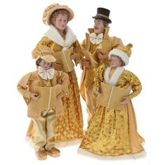 Familie Colindatori Golden set 4 figurine 95 cm