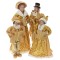 Familie Colindatori Golden set 4 figurine 95 cm