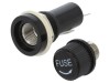 Soclu Siguranțe Cilindrice 6,3x32mm 10A Negru