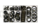 Cumpara ieftin Set garnituri-tampoane din otel-cauciuc 150 piese, Yato