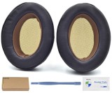 Set 2 bureti pentru casti Sennheiser HD1 / Momentum 1.0 / Momentum 2.0 (M2) Wireless, Over-Ear - Maro, Spuma cu memorie, Piele ecologica
