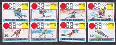 Rwanda 1972 sport olimpiada MI 479-486 MNH foto